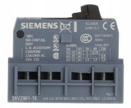 Styk pomocniczy 3RV2901-1E - Siemens