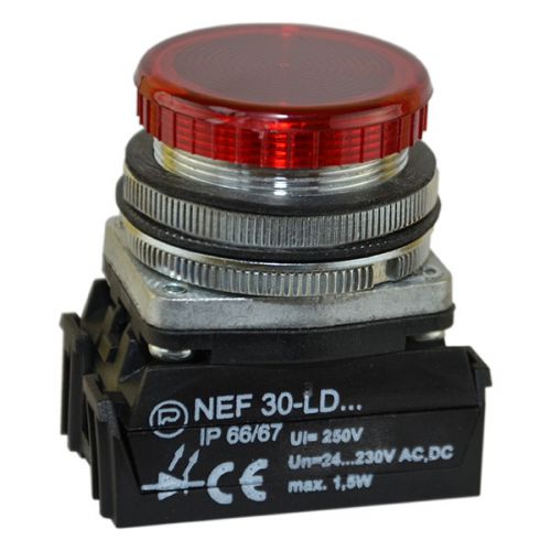 Lampka sygnalizacyjna -NEF30LDC -czerwona -PROMET