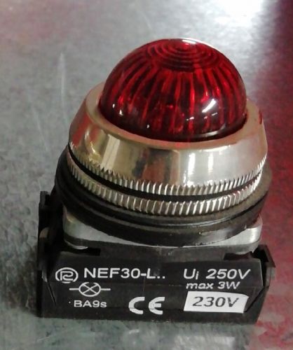 Lampka sygnalizacyjna-NEF 30 LEC- czerwona -PROMET