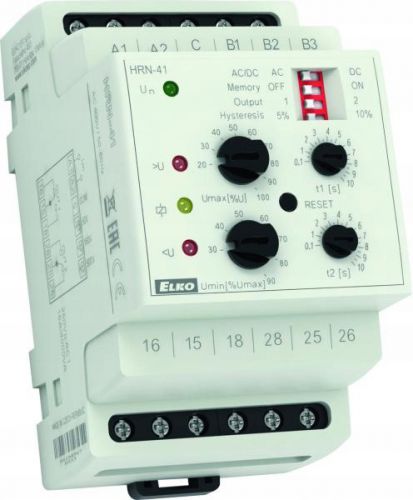 Przekaźnik kontroli napięcia HRN-41 400V AC - ELKO