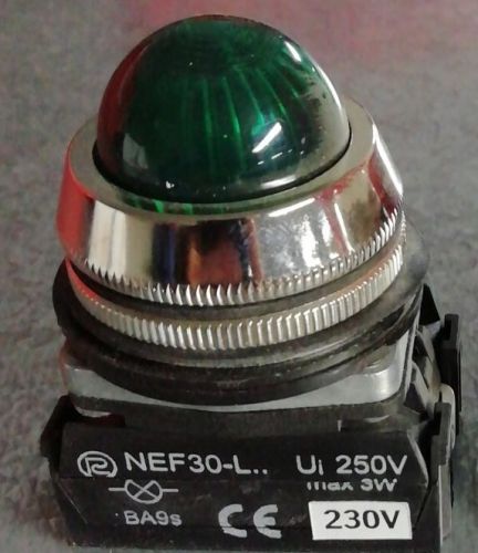 Lampka sygnalizacyjna-NEF 30 LEZ- zielona -PROMET