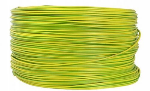 Przewód DY 1x1,5 Żółto-zielony H07Z-U (100m)
